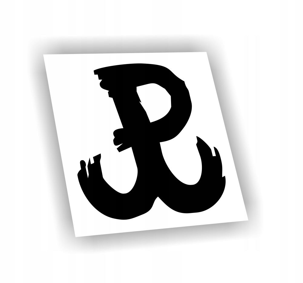 Naklejka Polska Walcząca kolor Czarny naklejki patriotyczne na samochód!