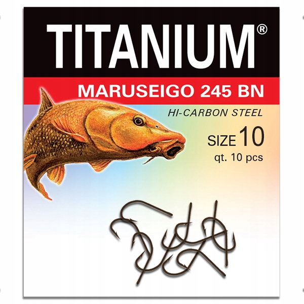 Haczyki Titanium Maruseigo 245 nr.10 Robinson