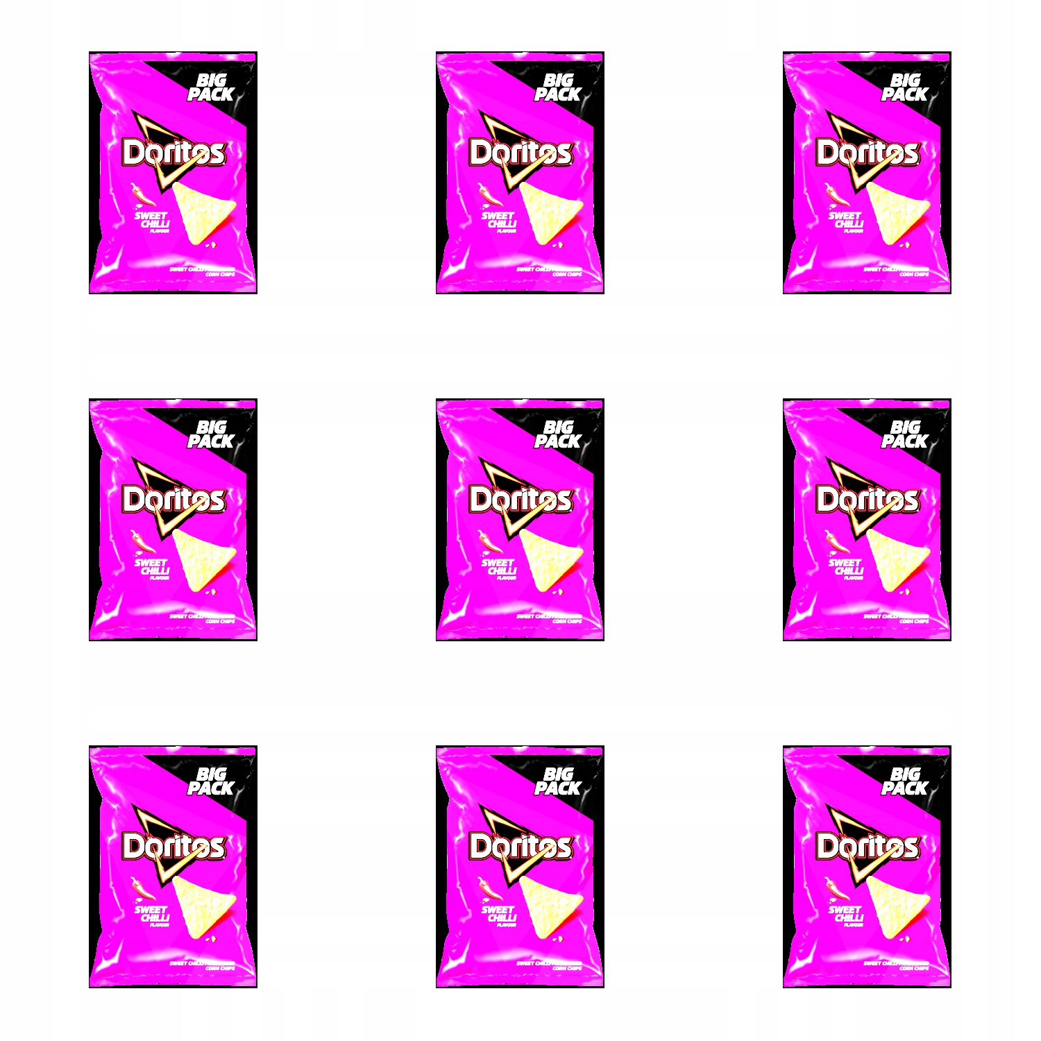 Levně 9 x 180 g Doritos sladké chilli nachos Karton