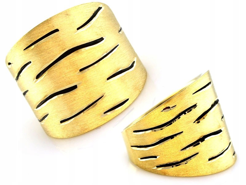 Zlatý prstýnek 585, moderní, lesklý