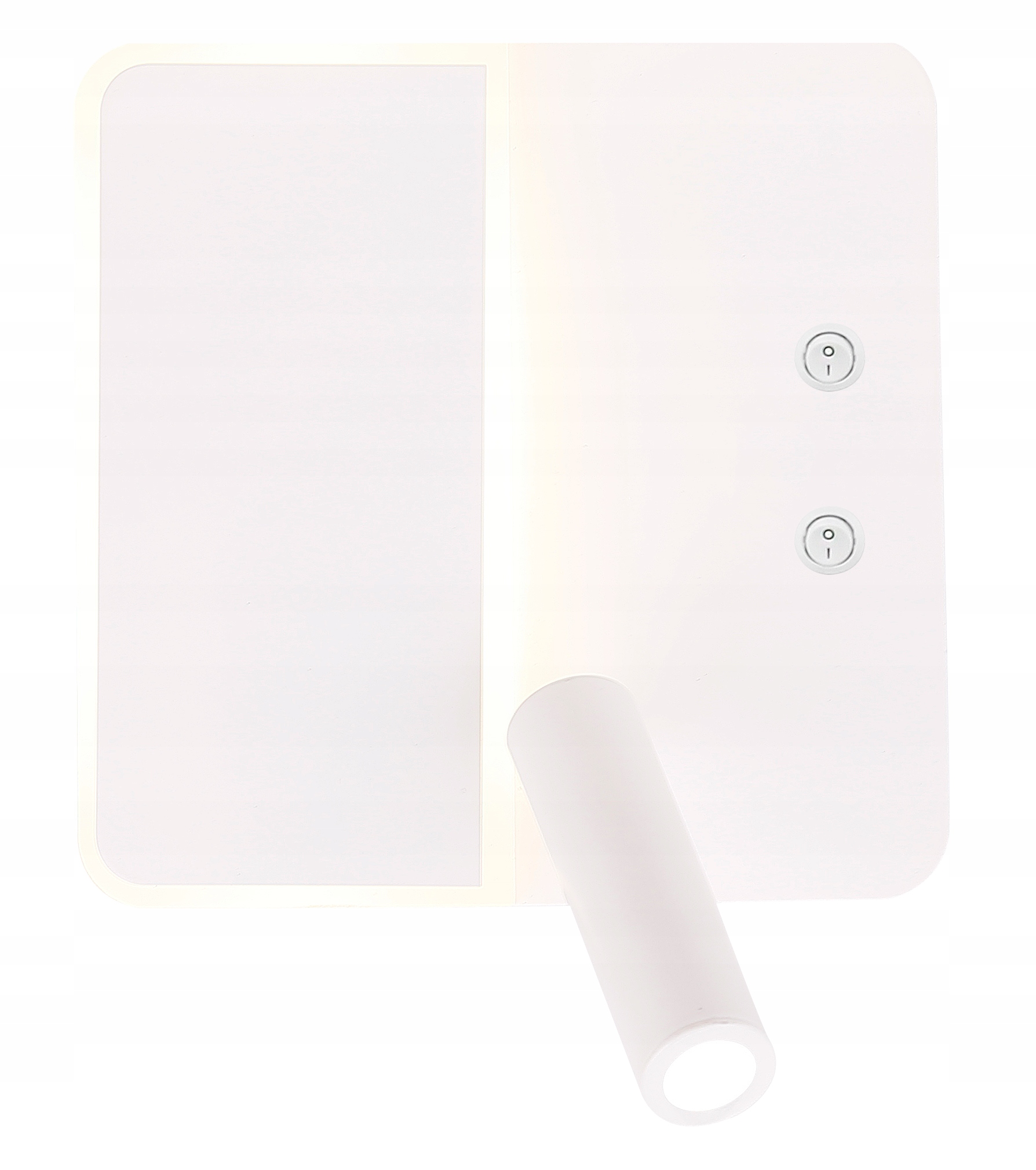 Bílé nástěnné svítidlo 2XLED 6W+3W Alma Candellux