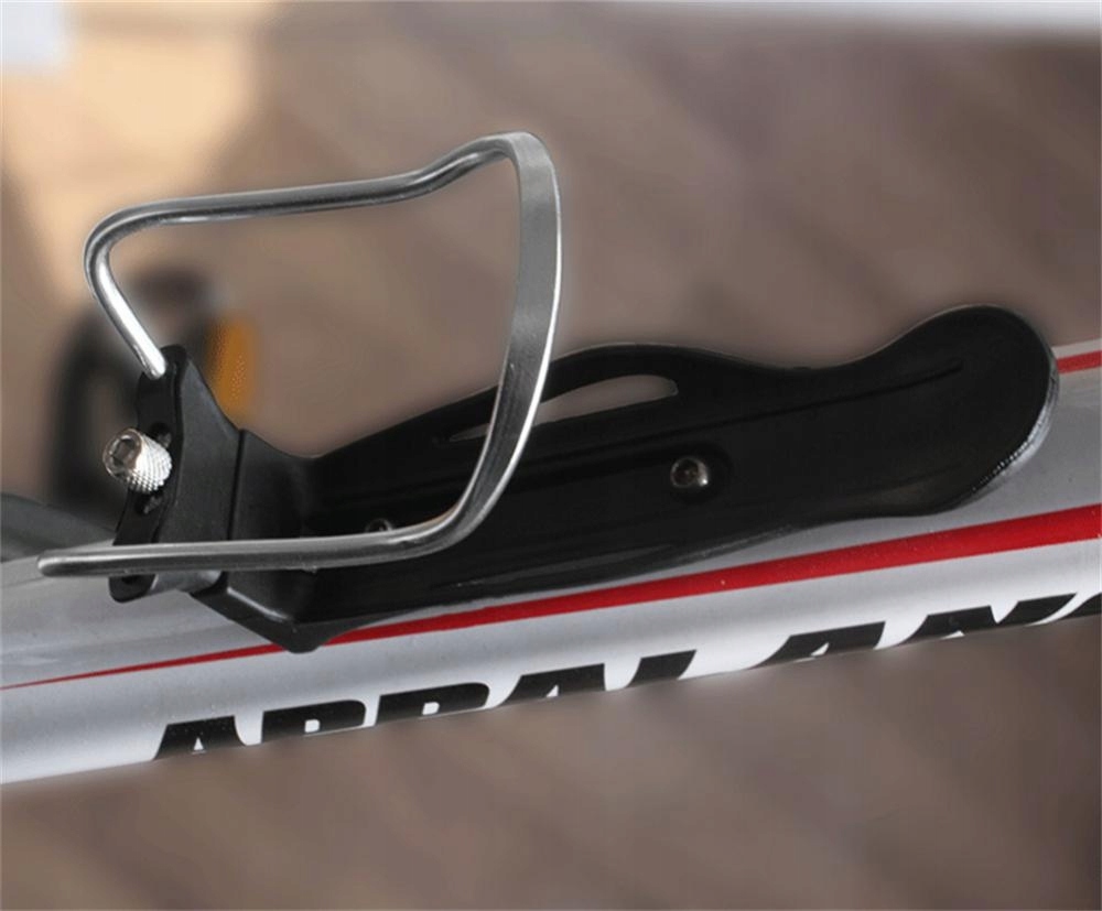 REGULOWANY KOSZYK UCHWYT BIDON BUTELKĘ ROWERU V2 Głębokość produktu 9 cm