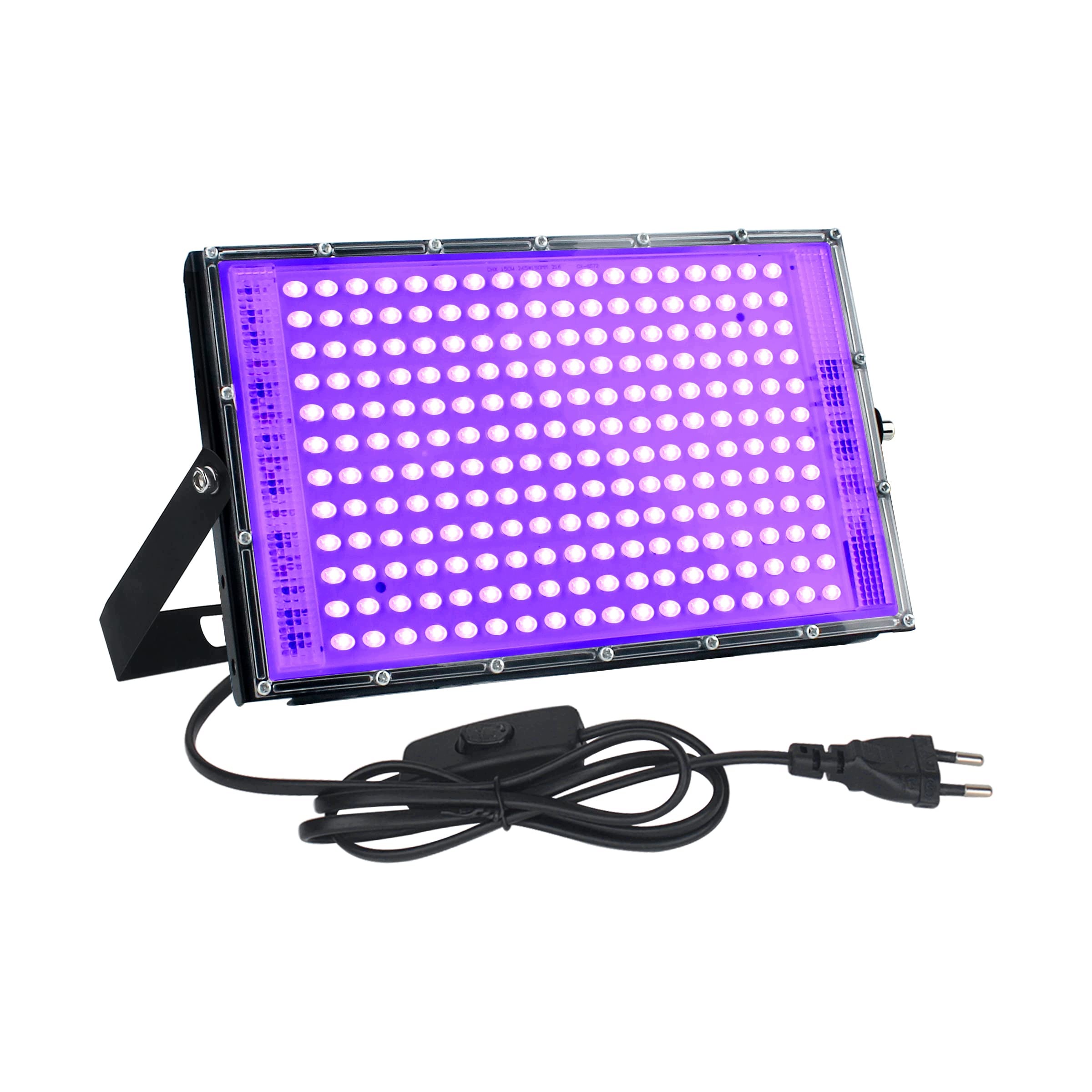 Uv Lampa 150 W Led 395-400 Nm IP65 Černá Reflektorová Lampa Halloween 120°