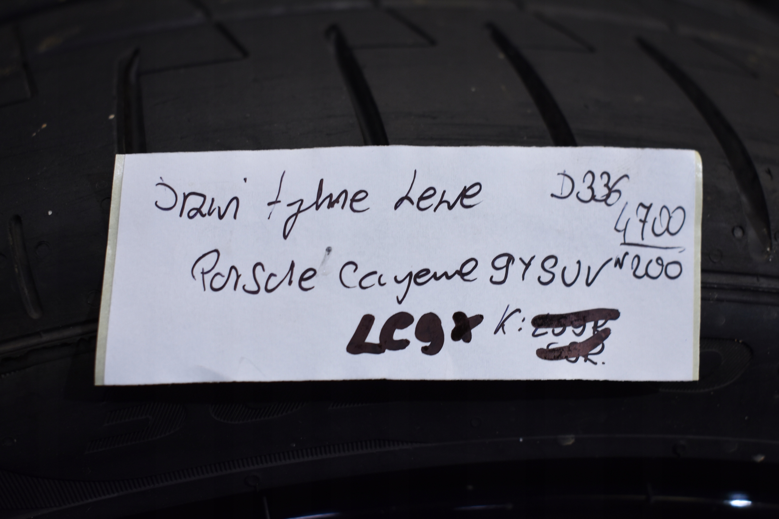 IDEALNE door rear. left PORSCHE CAYENNE 9Y SUV 1