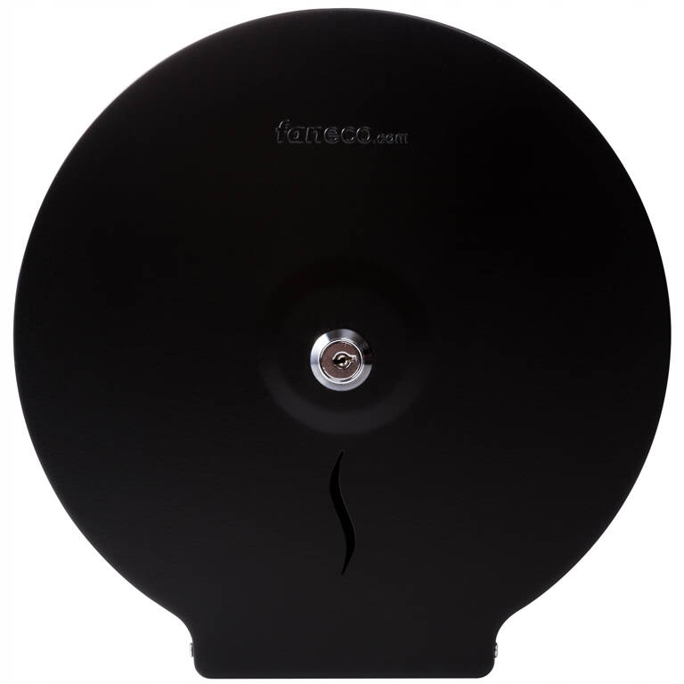 Zásobník na toaletný papier čierny z ocele do kúpeľne a toalety