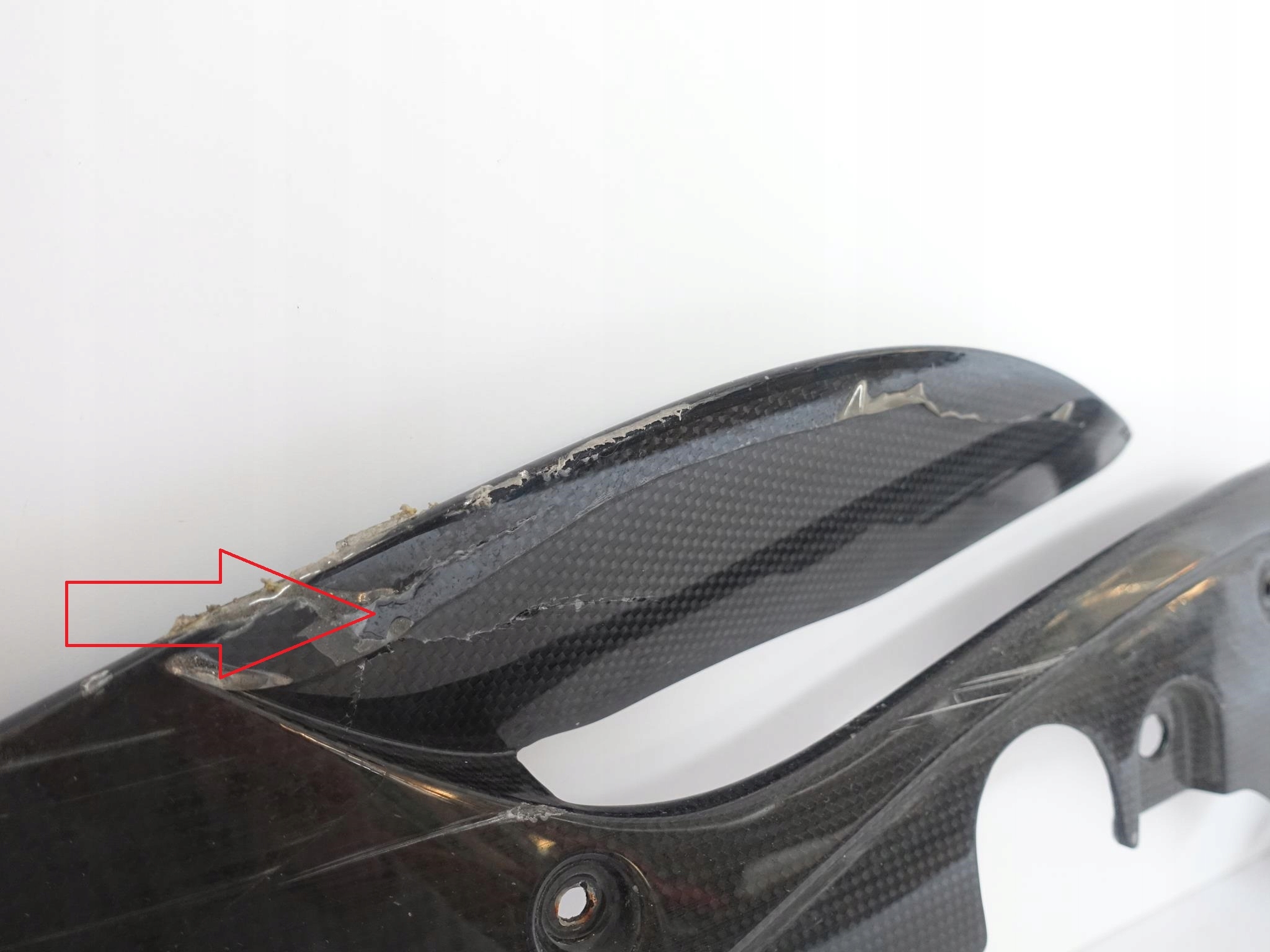 FERRARI 488 PISTA SPIDER SPOILER left front CARBON