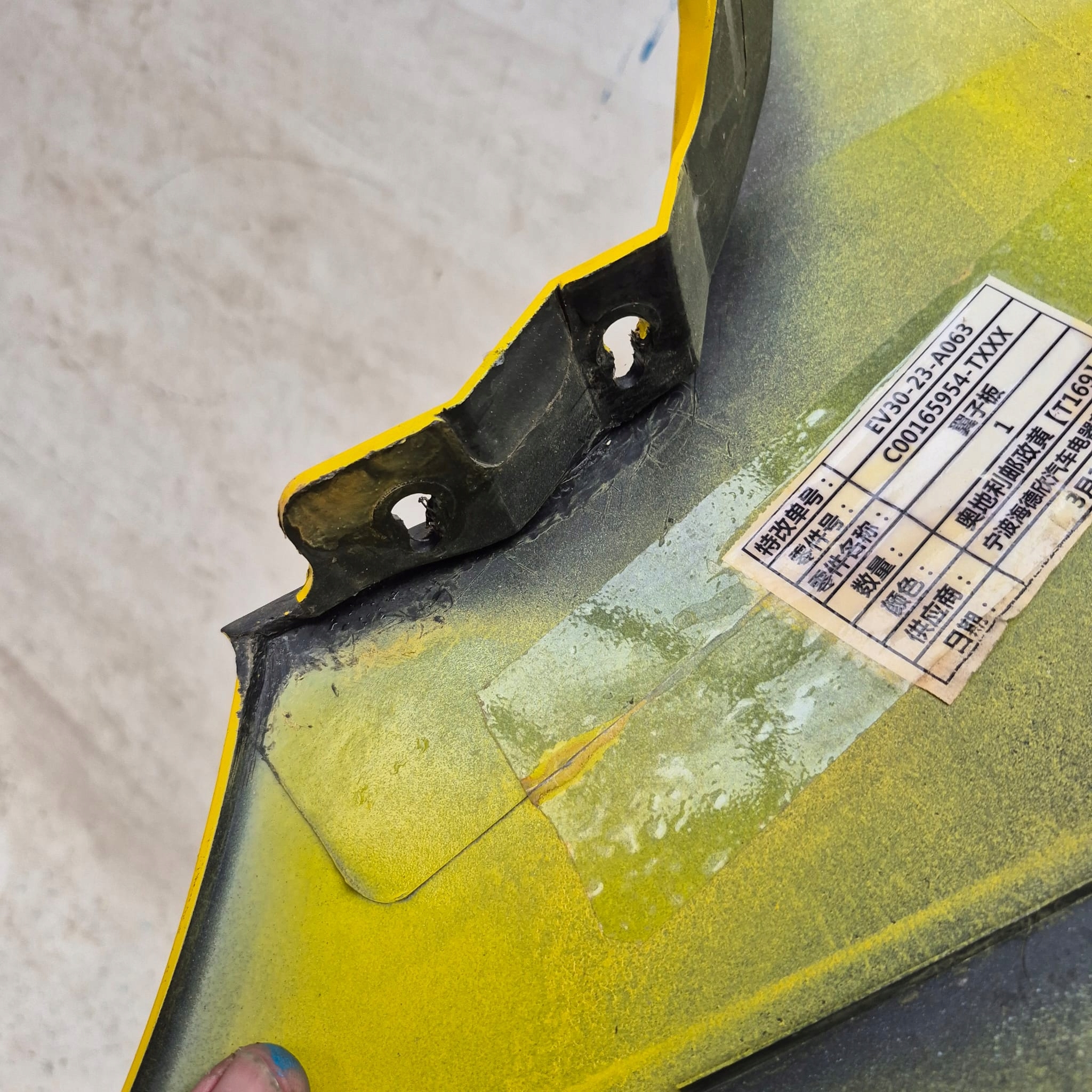 MAXUS EV30 EDELIVER E-DELIVER 3 19- fender right front front