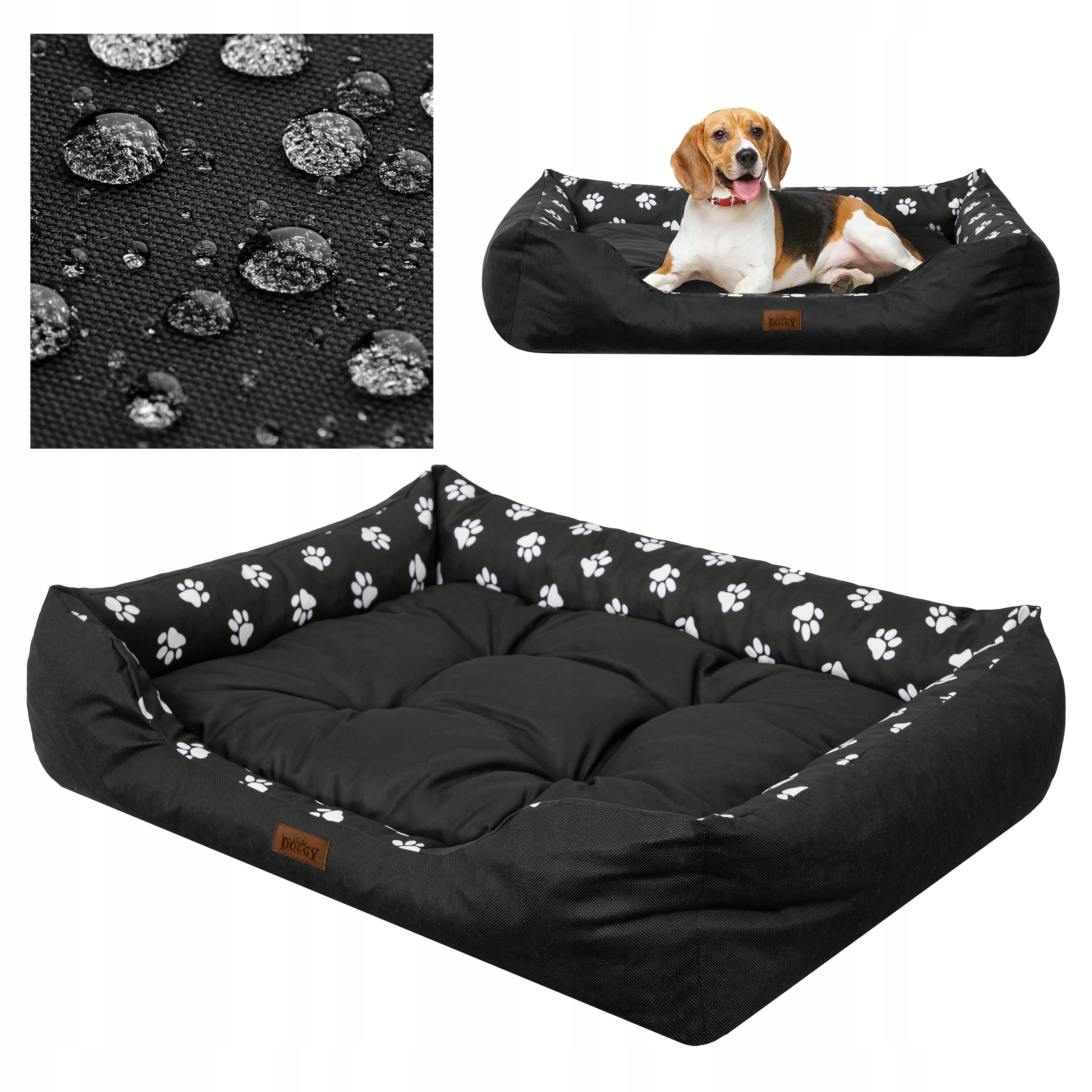 Levně Pelíšek pro psa voděodolný Potah Střední Pohovka s matrací L 84x65cm