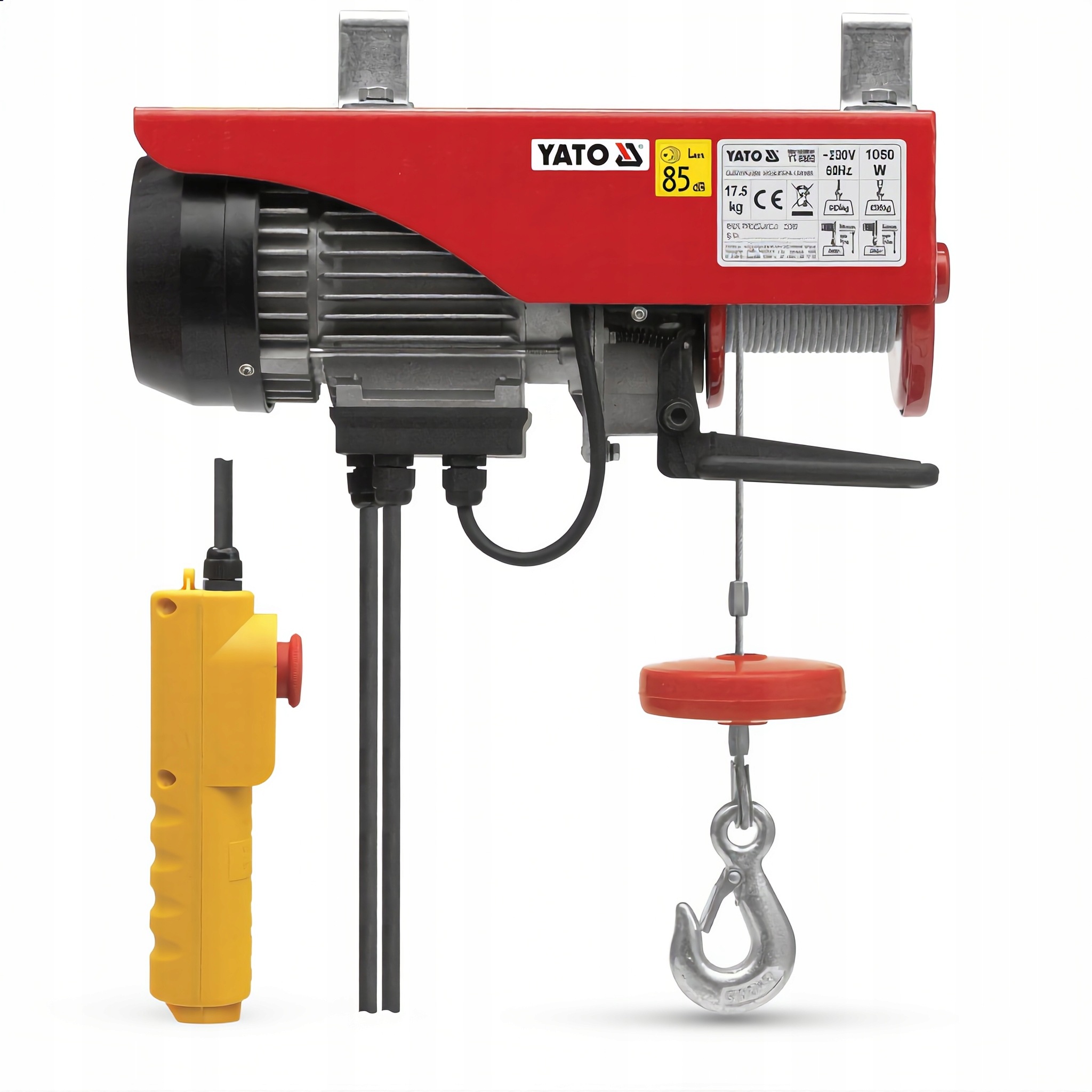 Elektrický Naviják Lanový 1050W 300/600KG Yato YT-5905