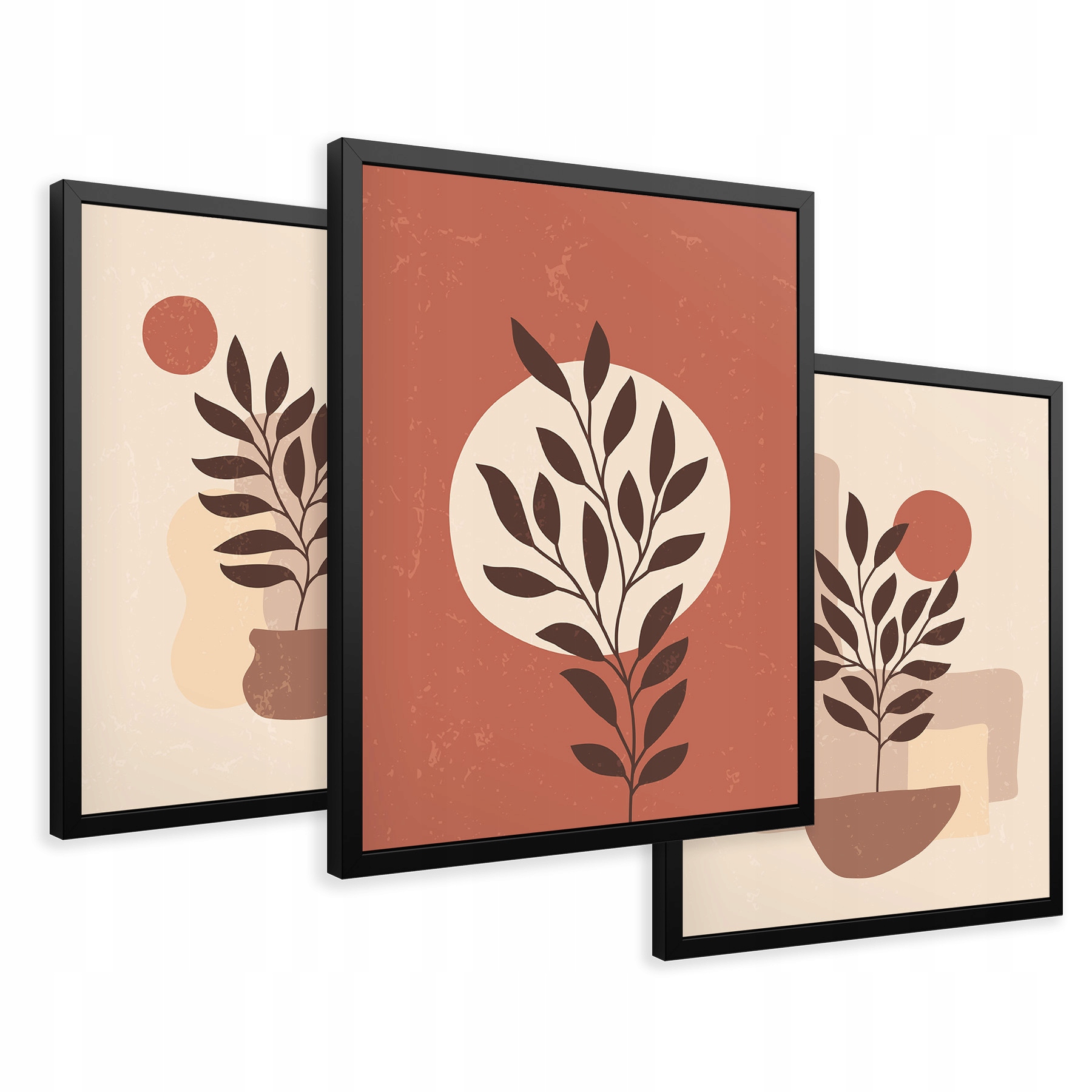 

Obrazy w ramie boho rośliny liście 43x99