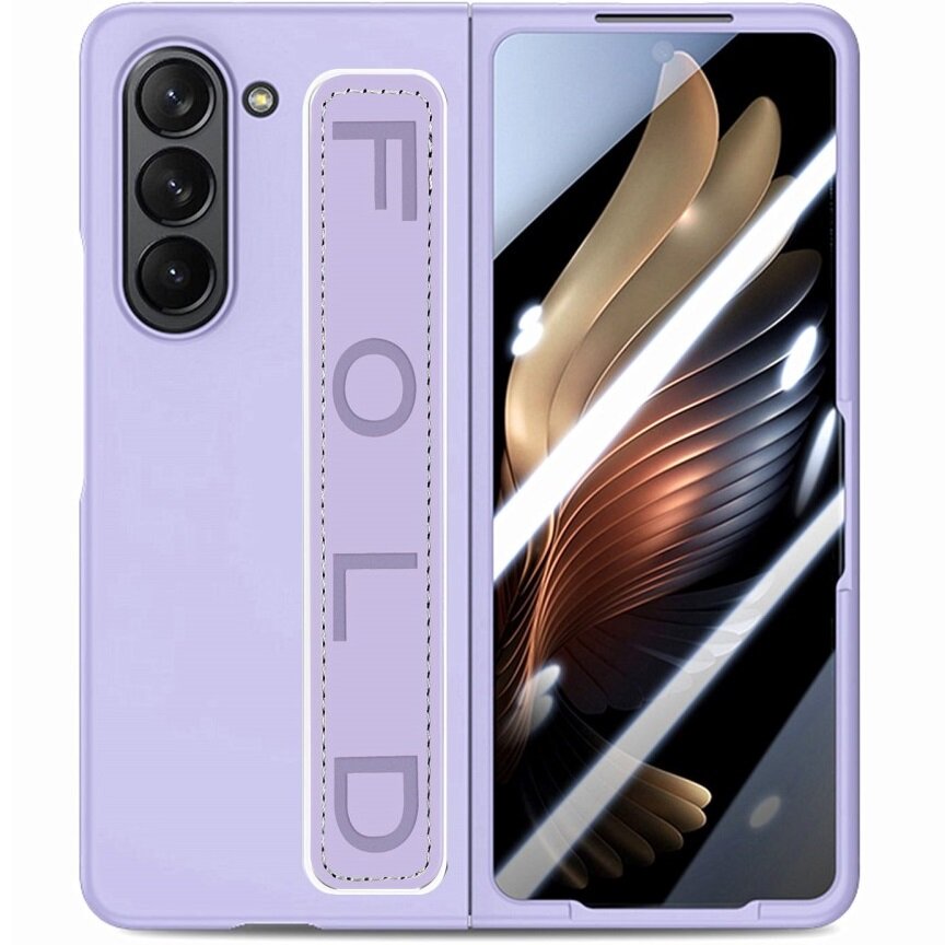 Etui Z Paskiem Do Samsung Galaxy Z Fold 5G Case Etui Z Rączką Do Trzymania