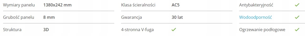 Panele podłogowe SWISS KRONO Holiday Dąb Tajlandia Kolekcja Holiday Aqua