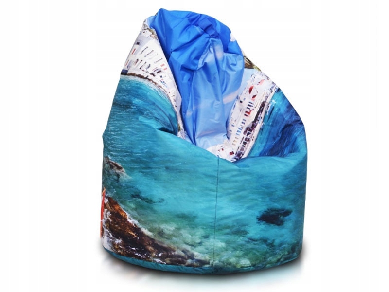 110X70 PUFA WOREK ZIELONY FOTEL SAKO WZORY JAKOŚĆ Marka inna