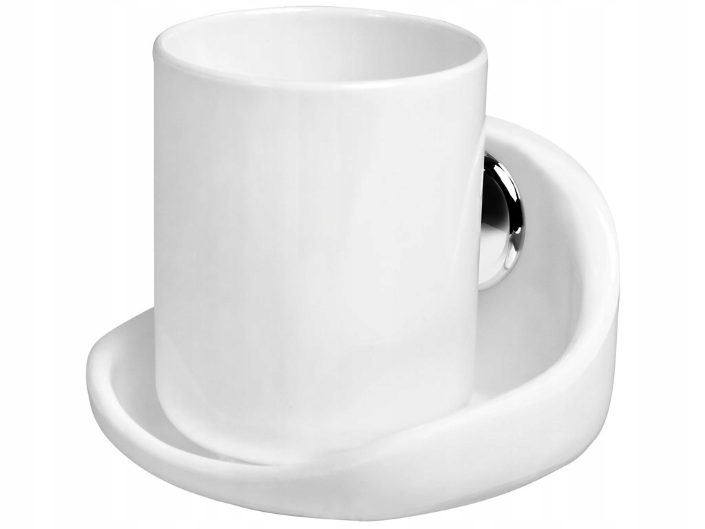 

Sandra Bisk Szklanka Kubek Pojedynczy Biały 23702