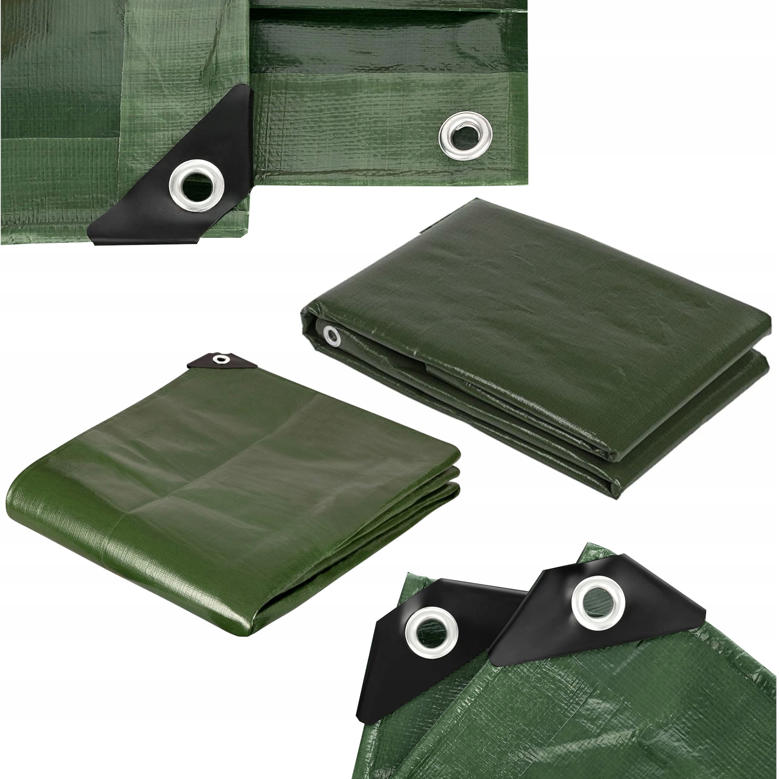

Plandeka 120g Zielona Gruba Basenowa 4x4 Pod Basen
