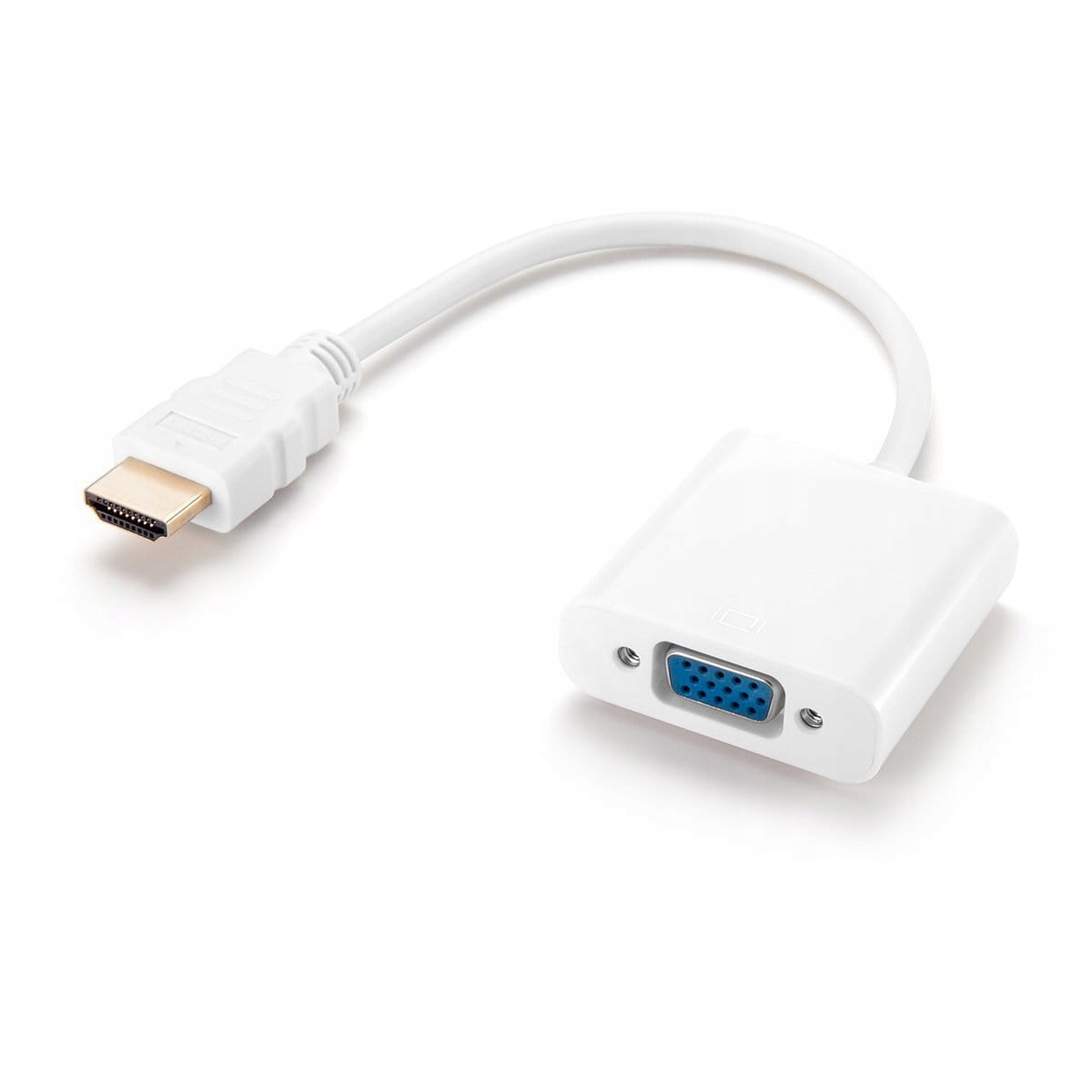 HDMI na VGA PRZEJŚCIÓWKA konwerter AUDIO+ JACK 3,5 Marka SwiatKabli