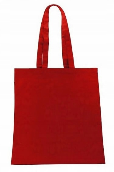 

Torba zakupowa bawełniana 38x42 cm Jhk Red