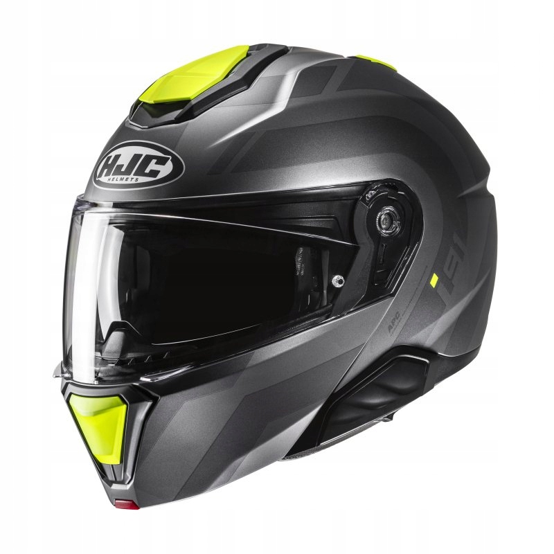 Motocyklová Prilba Hjc I91 Arven Grey Yellow M