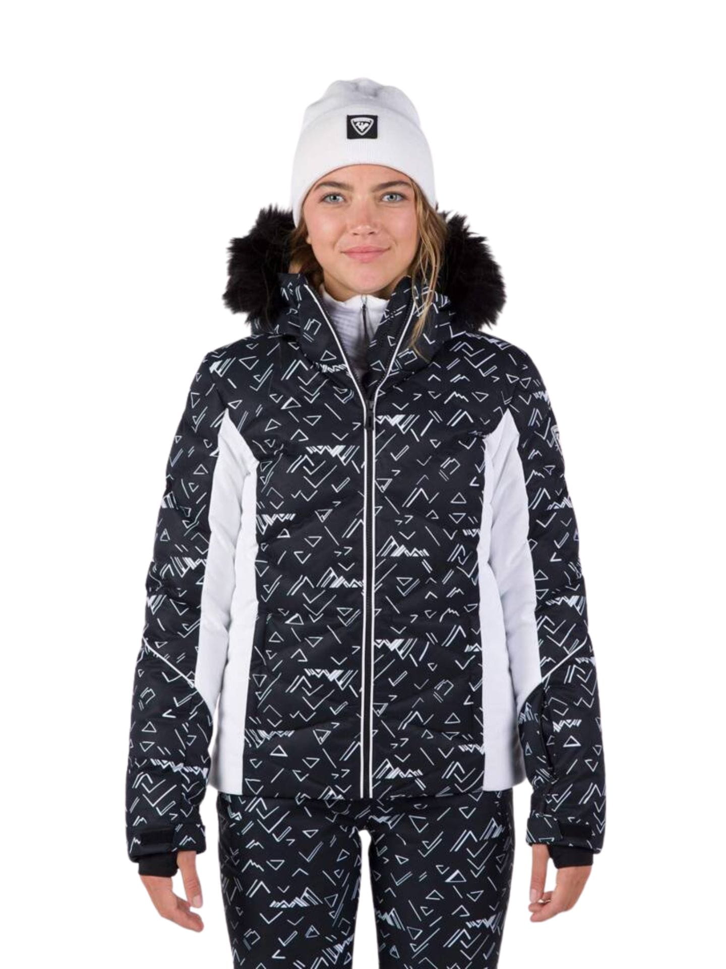 Dámská lyžařská bunda Rossignol W Staci Pr Puffy Jkt černá Xs
