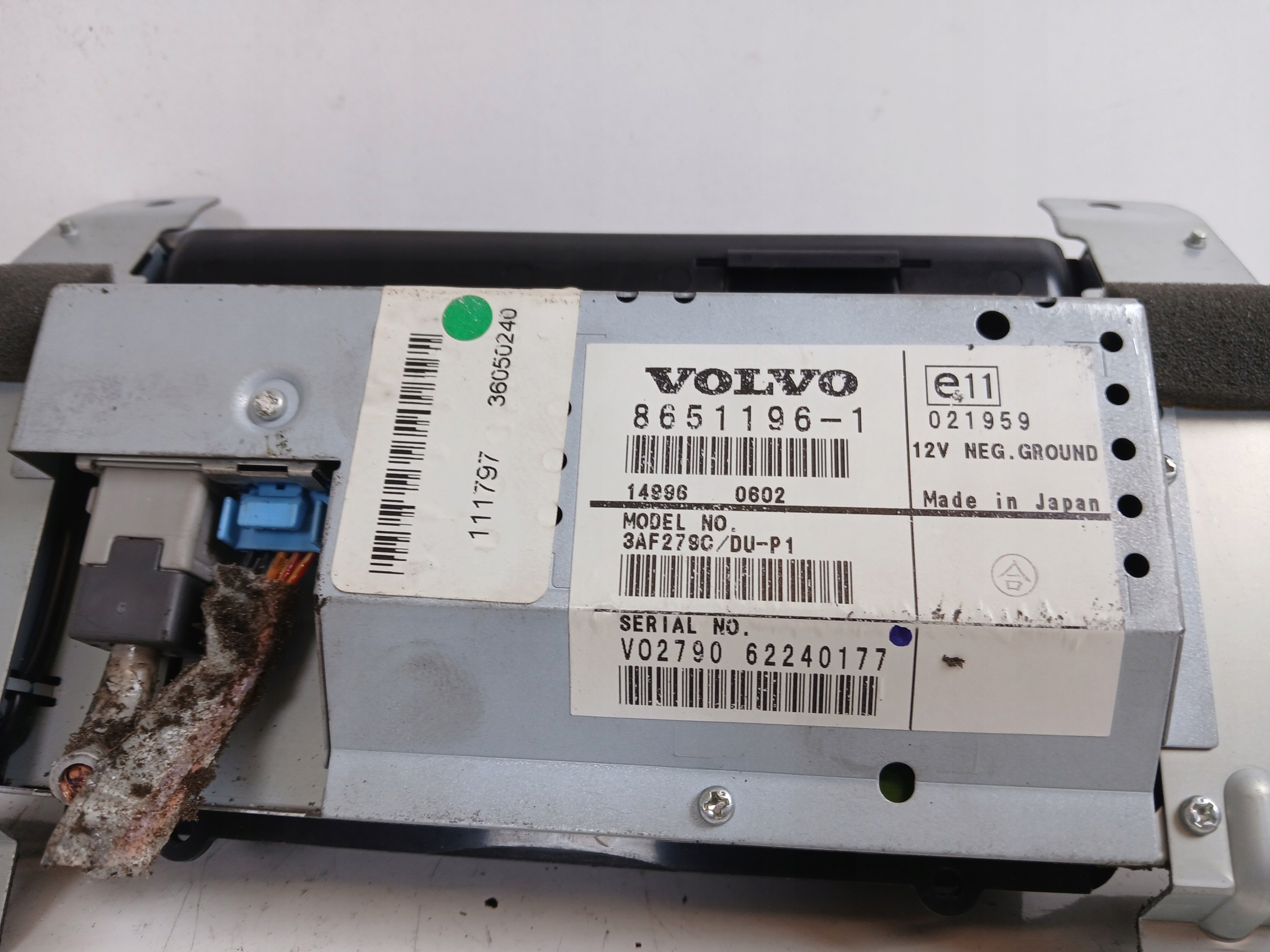 VOLVO V50 S40 II display navigation devices 8651196