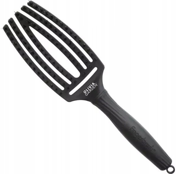 Kartáč Olivia Garden Fingerbrush Combo Full Black Medium