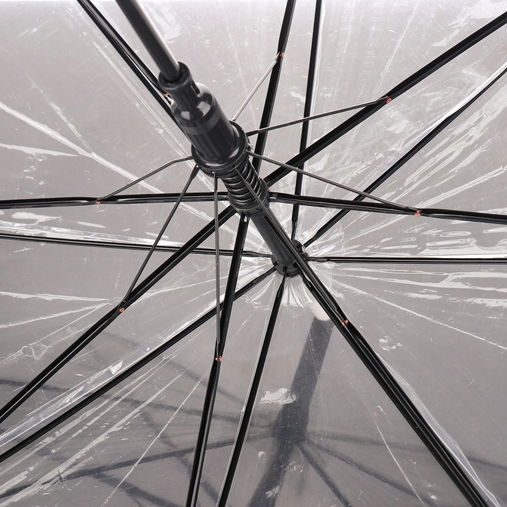 Parasolka Przezroczysta Ślubna głęboki Parasol Płeć uniseks