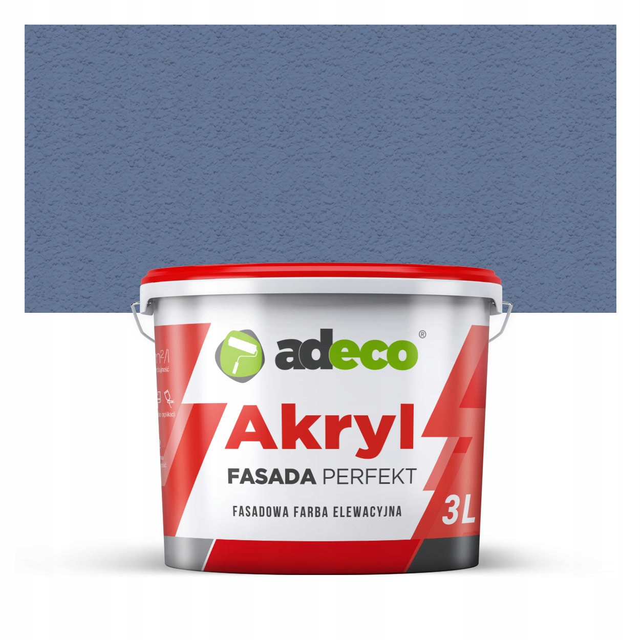 Barva Perfekt Akryl vnější 3 l LFN0713 Tmavě Modrá