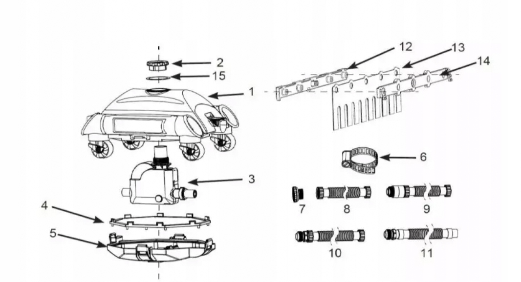 INTEX 12859 Przyłącze Adaptor do Czyściciela dna basenu 28001 Producent Intex
