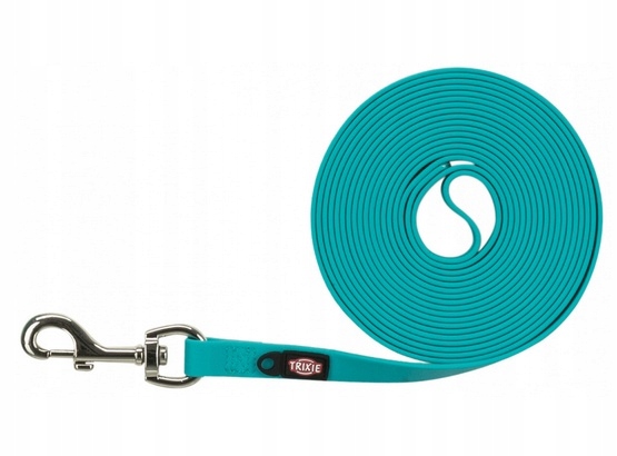 Levně Trixie Easy Life Vodítko na stopování M-XL 5m/17mm páska světle modrá oceánská [1