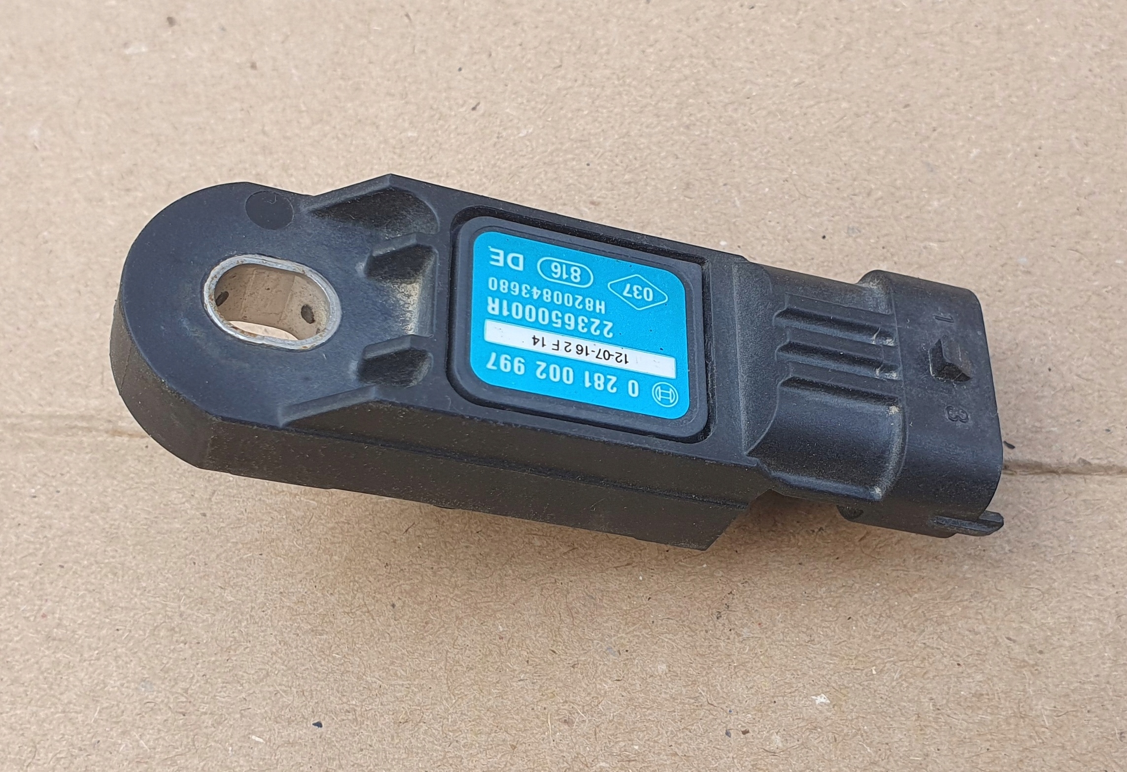 RENAULT CZUJNIK CIŚNNIENIA MAP SENSOR 0281002997 223650001R