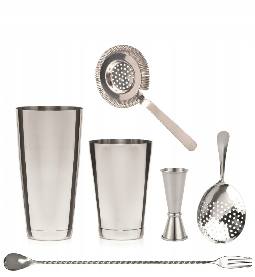 

Bareq Set barmański stalowy Bar Professional