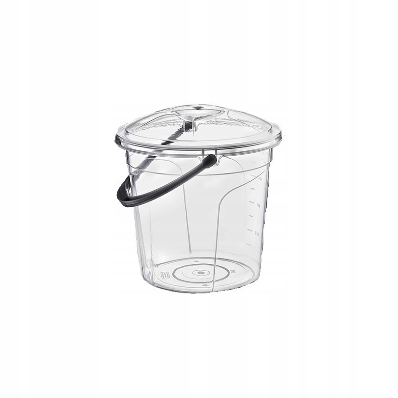

wiadro z pokrywą przezroczyste 5l Transparent