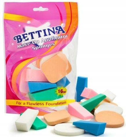 

Bettina Gąbkowe Aplikatory Do Makijażu Mix 16sz