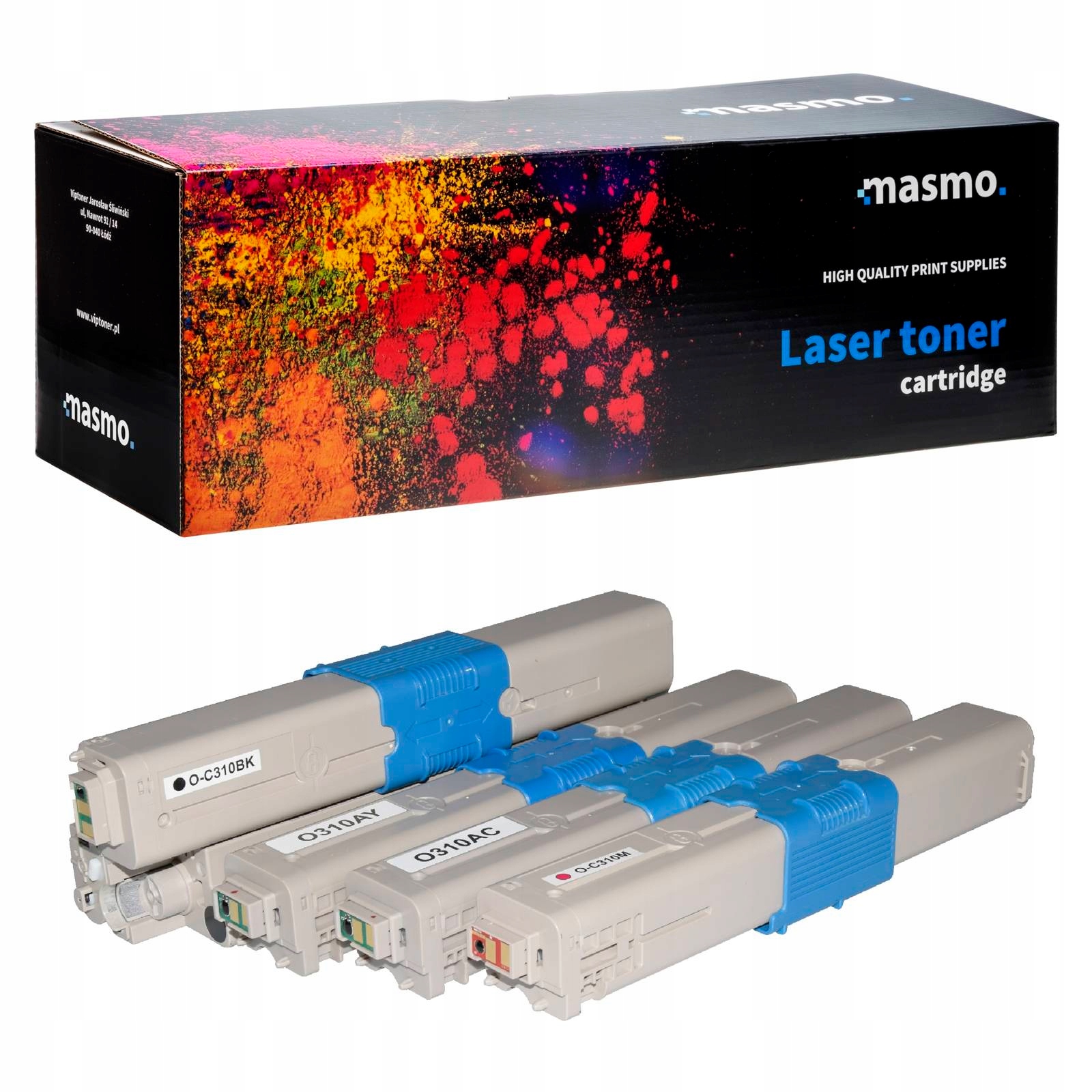 4x pro Oki C310 C330 MC352dn MC361dn MC362dn Cmyk
