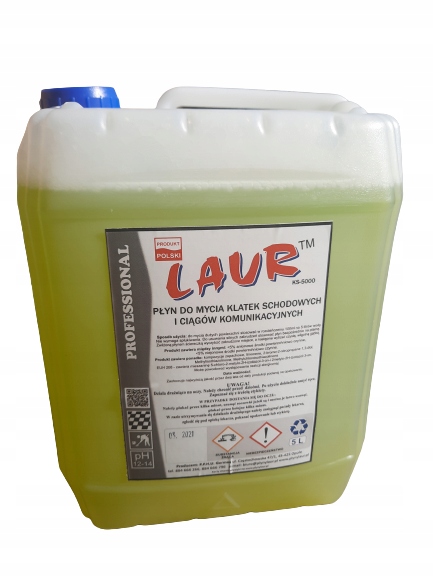 PŁYN DO MYCIA KLATEK I CIĄGÓW KOMUNIKACYJNYCH LAUR KS-5000 5L