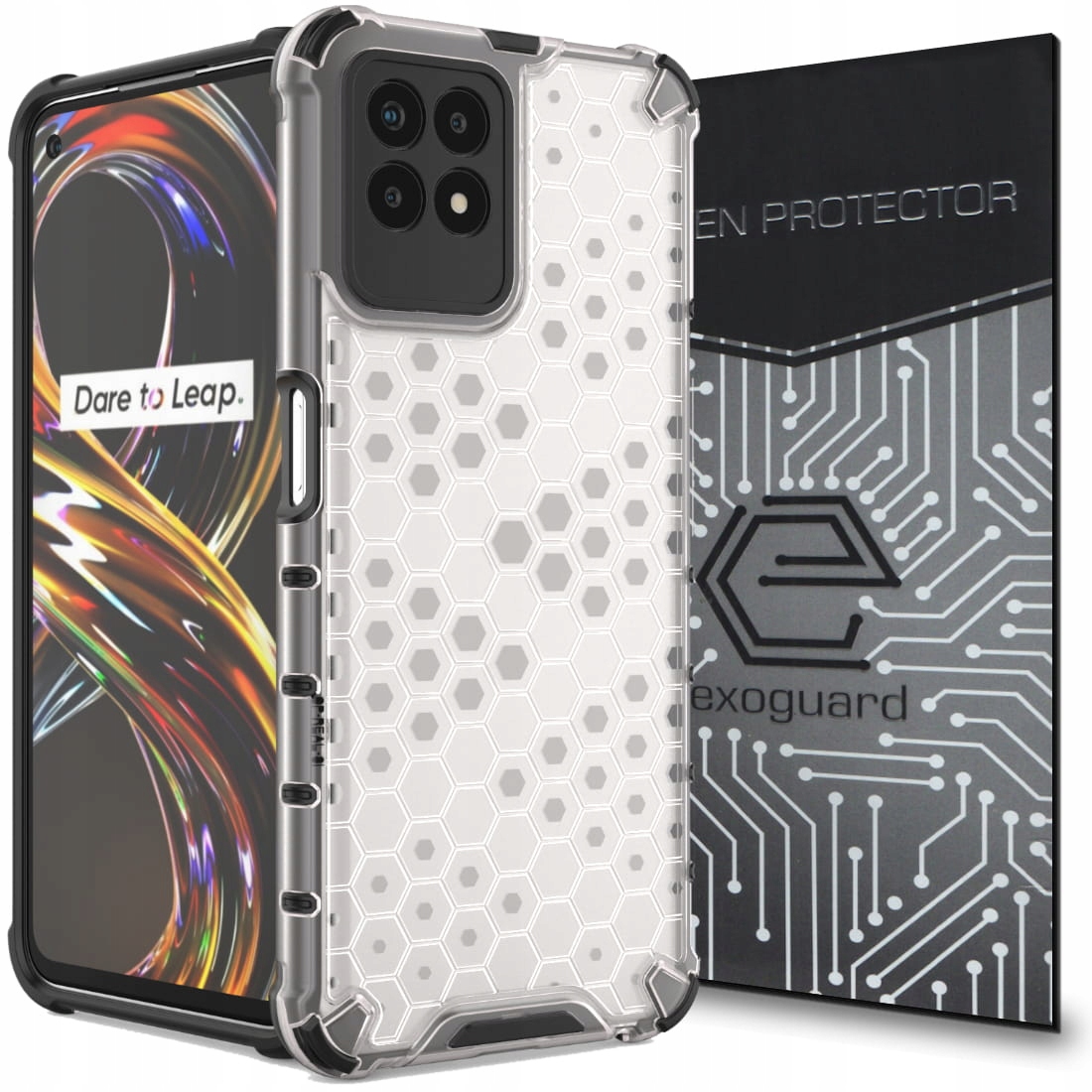

Etui Pancerne Case Obudowa Szkło do Realme 8i