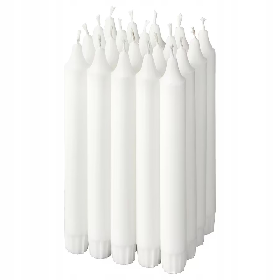 

Ikea Jubla Świece Długie Świeczki Białe 19CM 20SZT