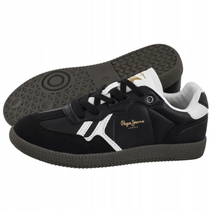 Dámské polobotky Pepe Jeans Ball One Black PBS000001 999 Černé