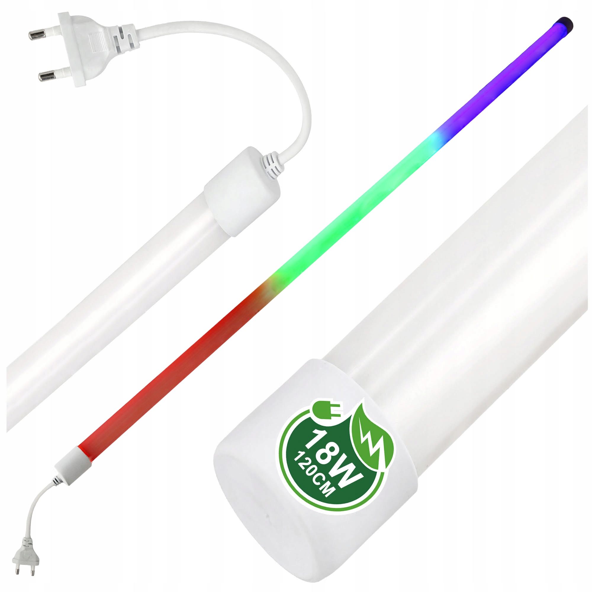 

Świetlówka Neonówka Led 120cm 230V Z Wtyczką MIX