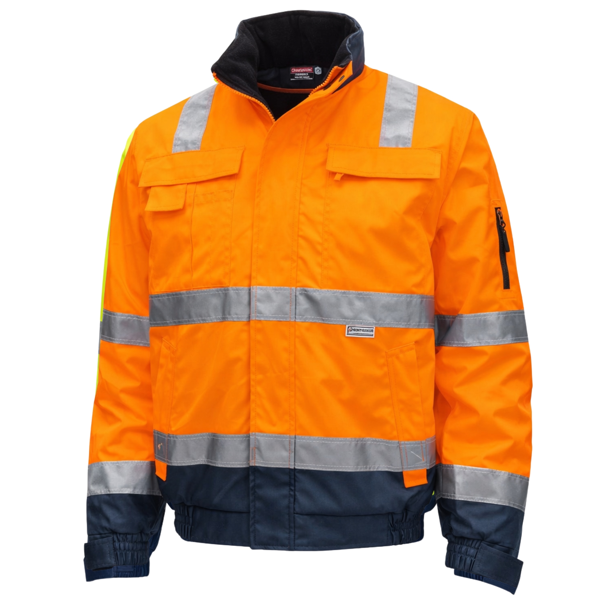 Pánská pracovní bunda Pilotka Reflexní 3v1 Voděodolná oranžová S