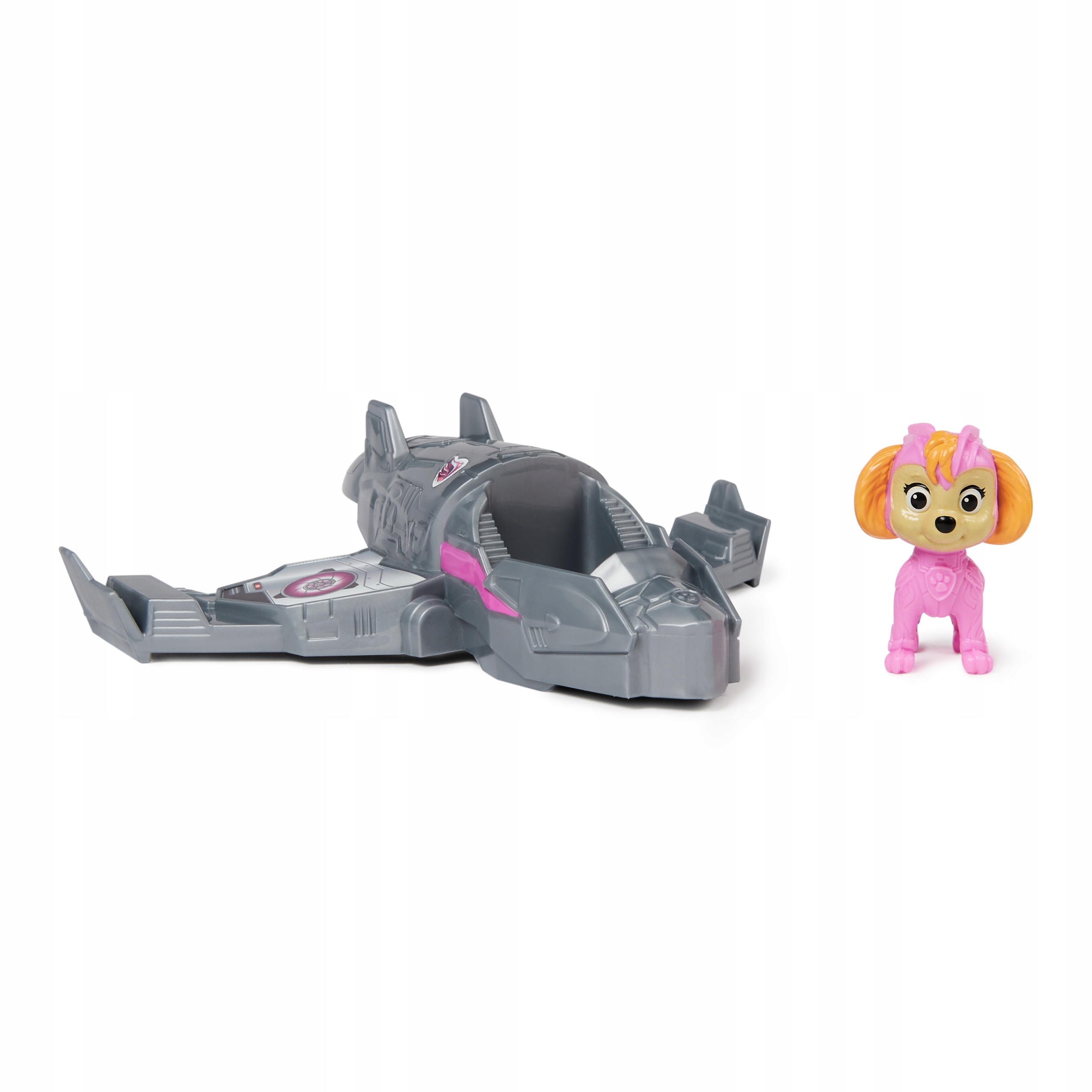 FIGURKA SKYE Z BAJKI PSI PATROL + KOSMICZNY POJAZD ODRZUTOWY 3+