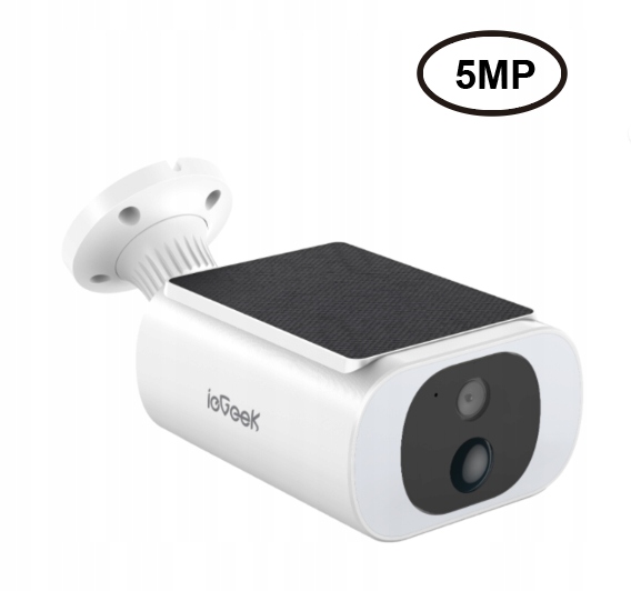 Venkovní Solární Kamera 5 Mp Solární IP65 Solární Panel Monitorování 24 Hodin