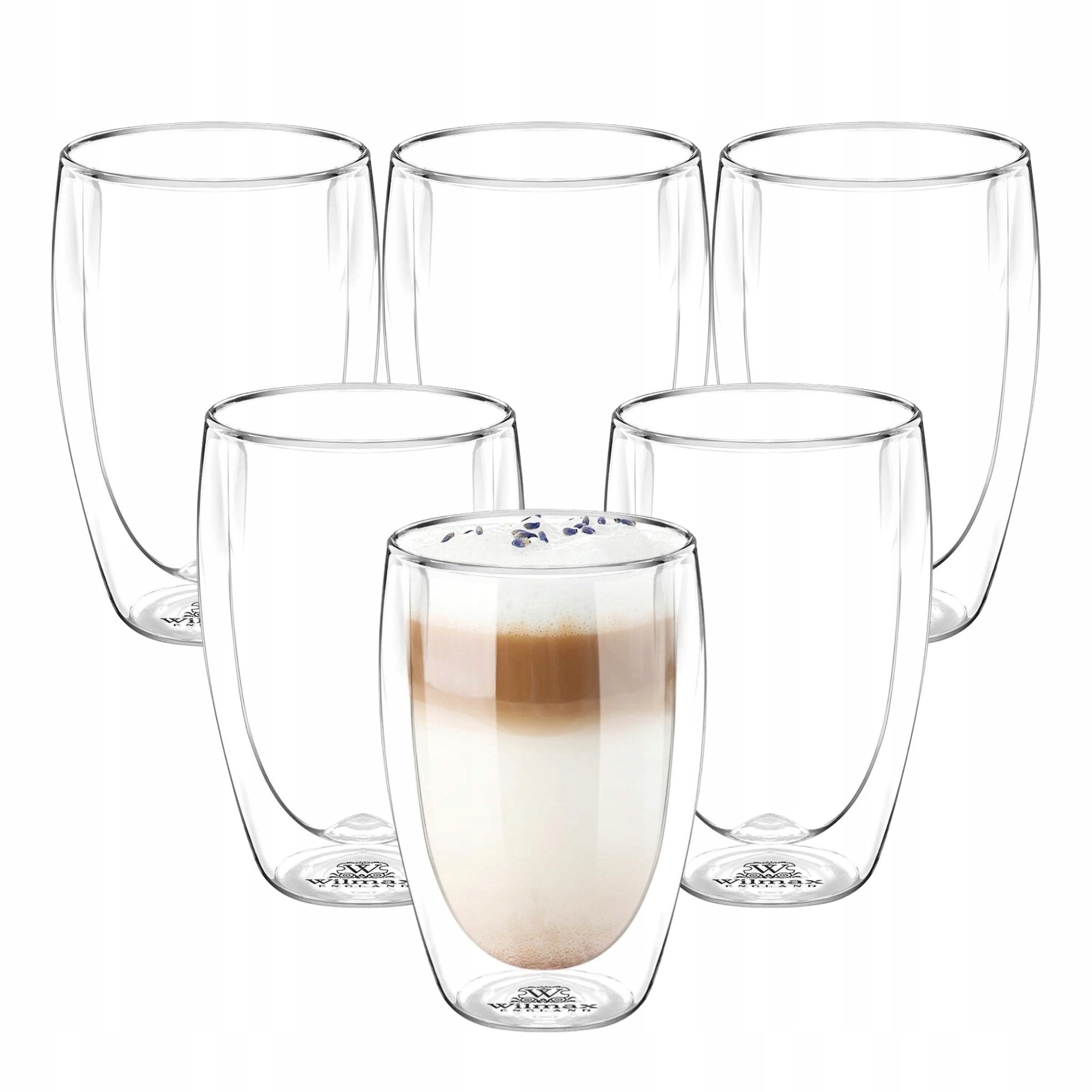 Szklanka termiczna 400ml podwójna ścianka dla KAWY LATTE CAPUCCINO HERBATY