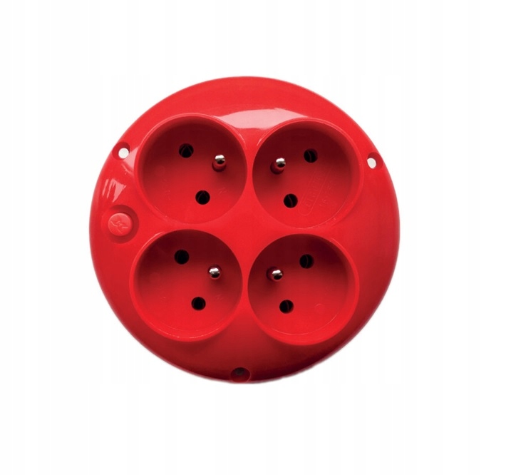 

Gniazdo Do Zwijaka Bębnowego 4-KROTNE Z/u Czerwone