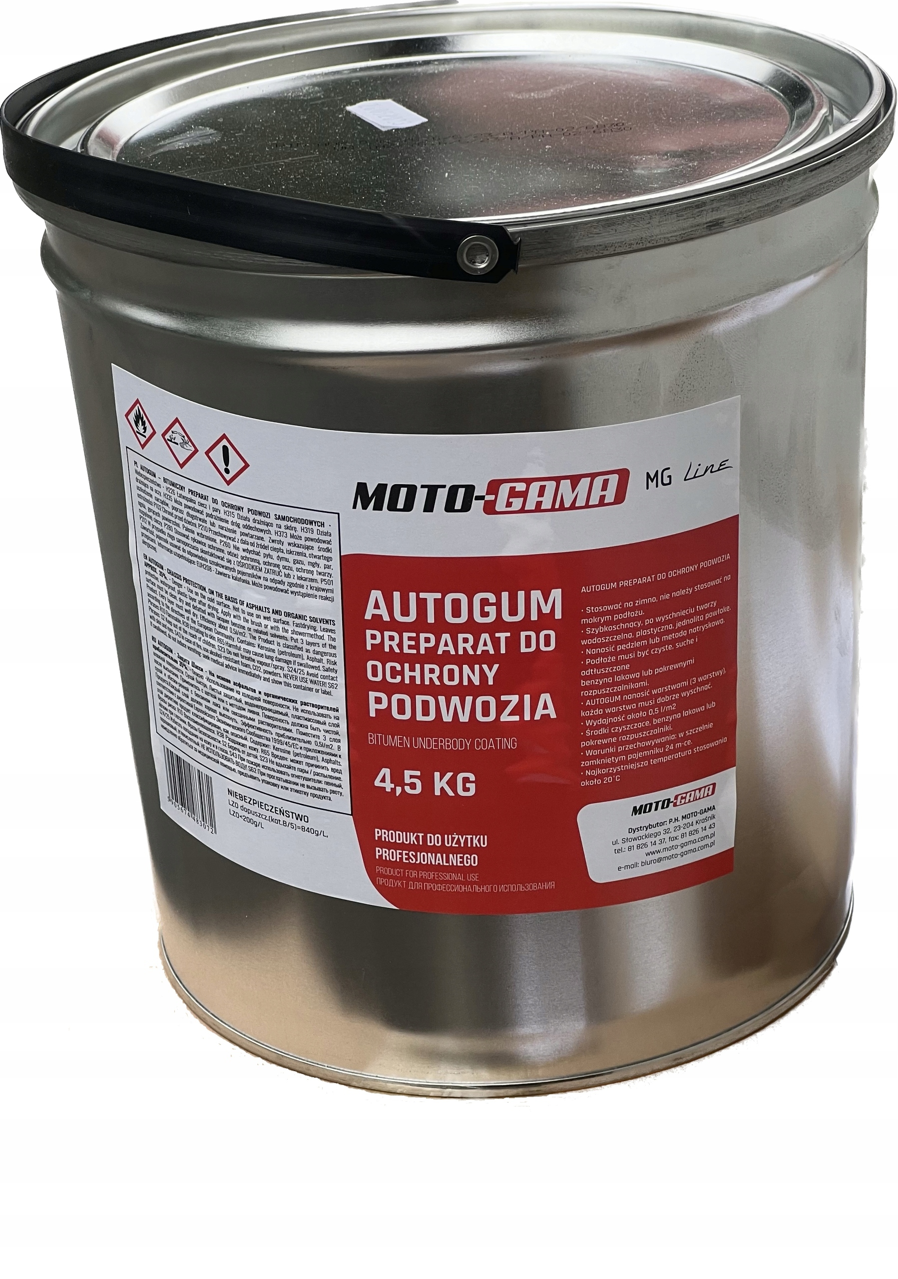 Preparat do ochrony podwozia Moto-Gama Autogum 4,5 kg