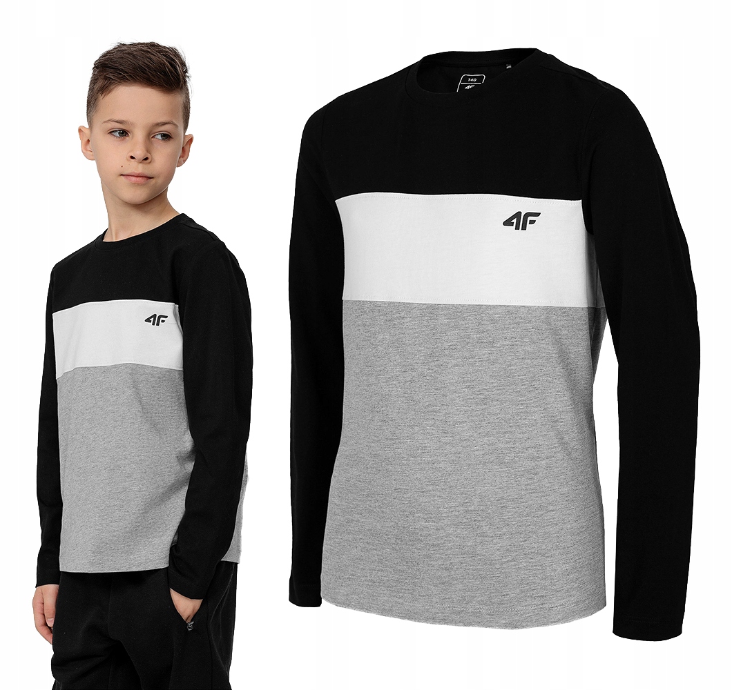 

4F Koszlka Longsleeve Chłopięcy Bluzka 152