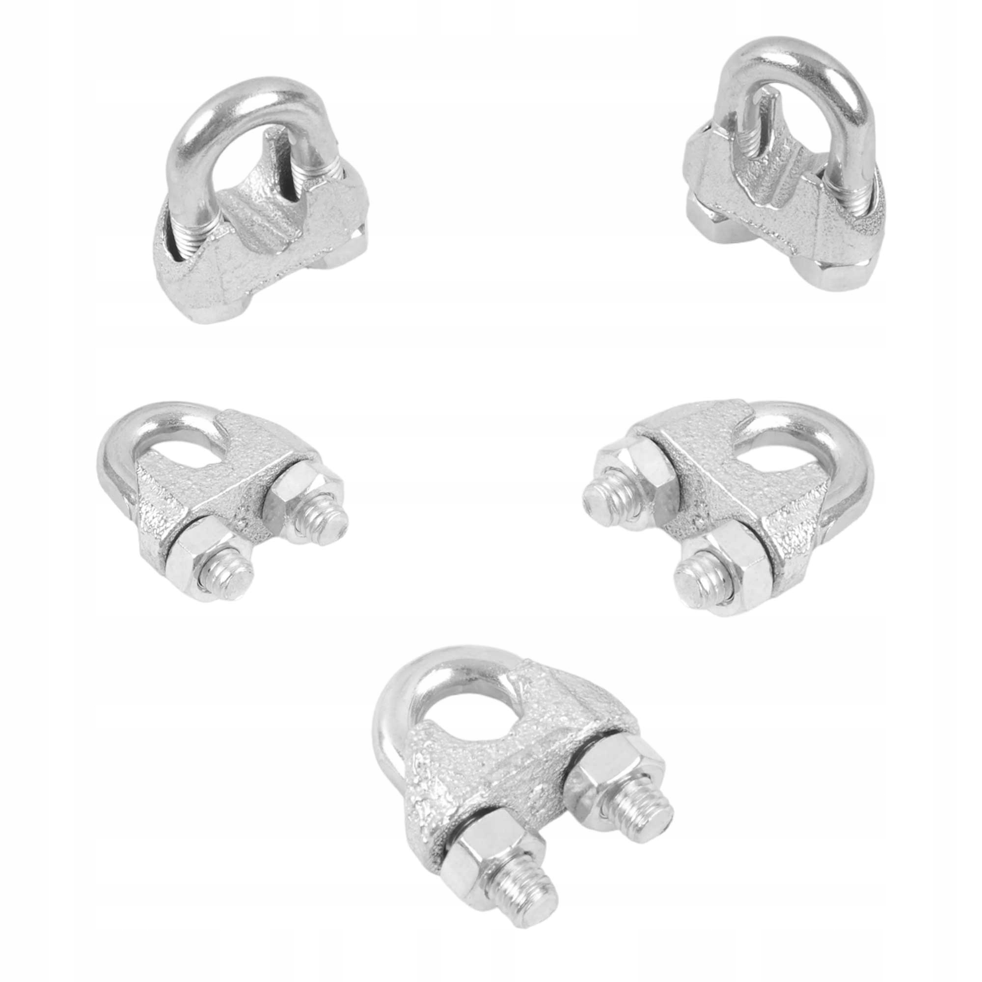 5x ZACISK LINOWY KABŁĄKOWY DO LIN OCYNK 8mm Typ zacisk