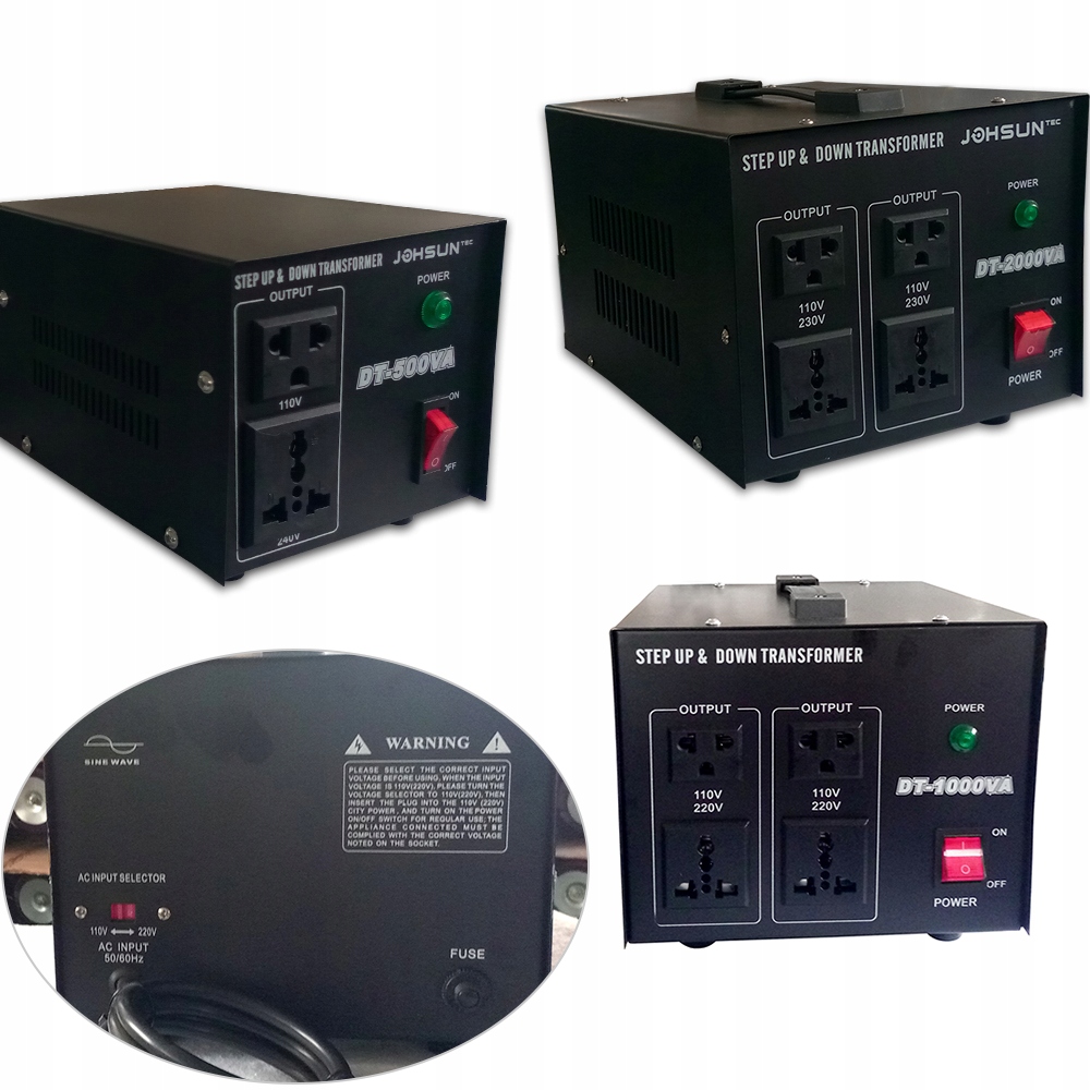 Konwerter Napięcia 2000 W 110V / 230V Kod producenta 2000 W Konwerter napięcia 110V / 230V