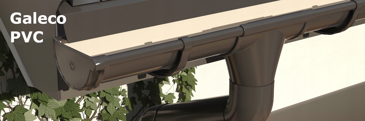 Galeco PVC Grafit 7021 Obejma do rury 100 Marka Galeco