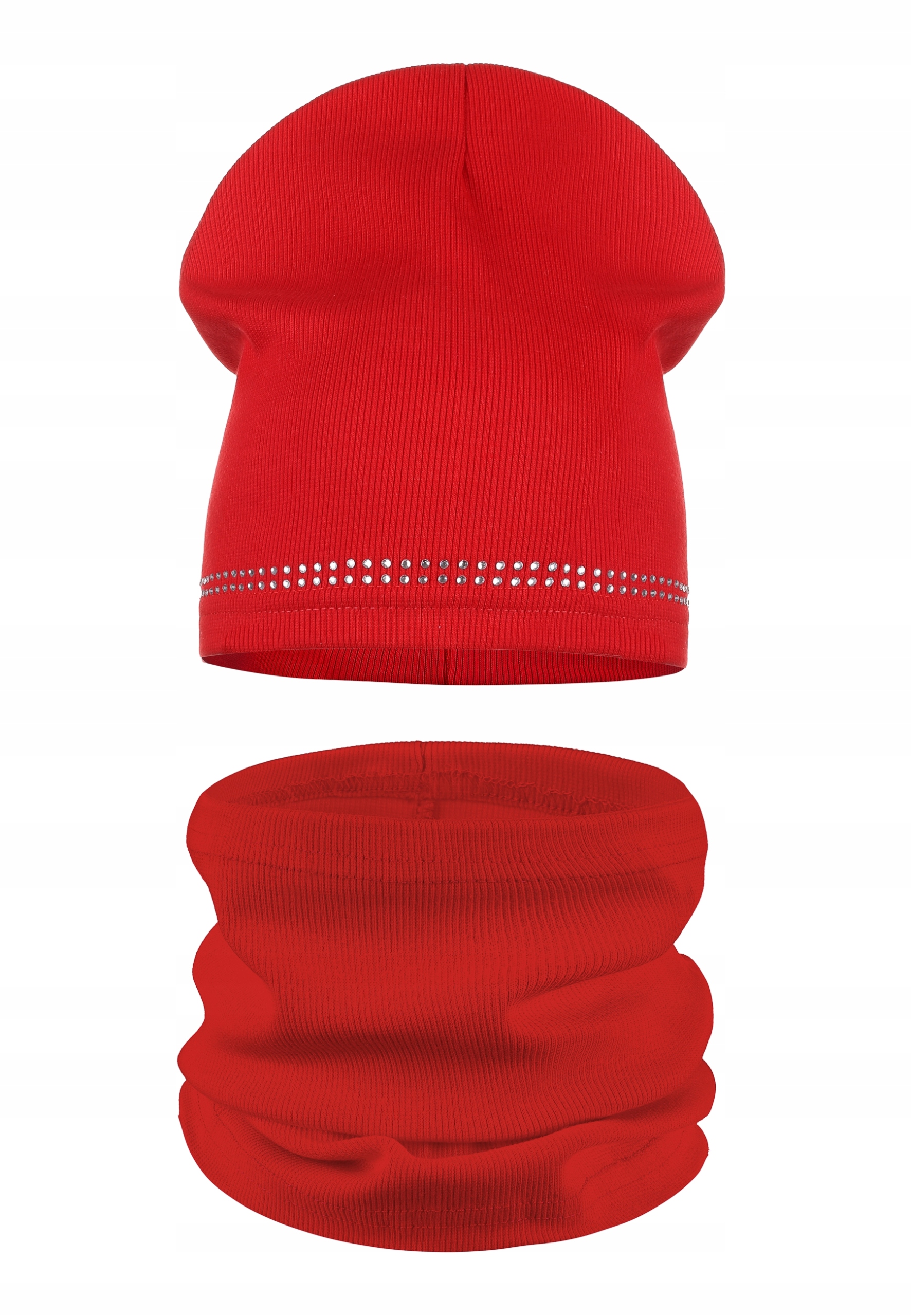 

Majka Komplet Dziewczęcy Czapka Beanie + Komin